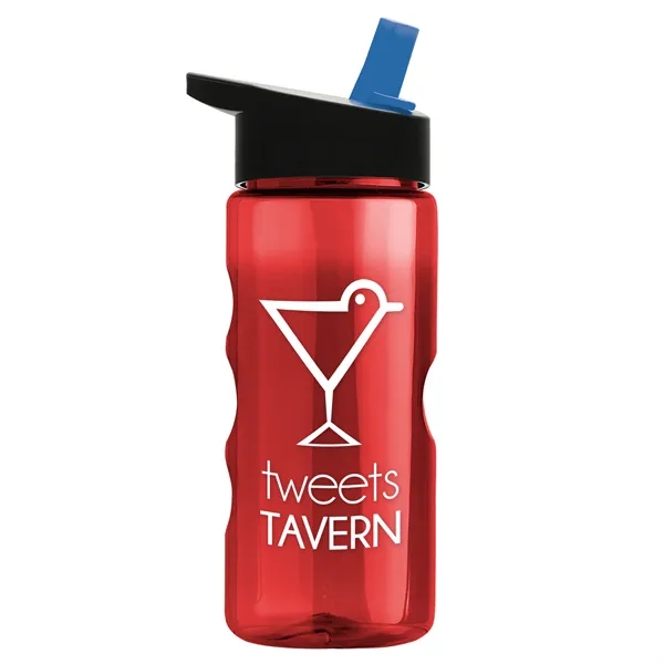22 oz. Bottle, New Flip Straw Lid... from ASI 40480 Koozie Group