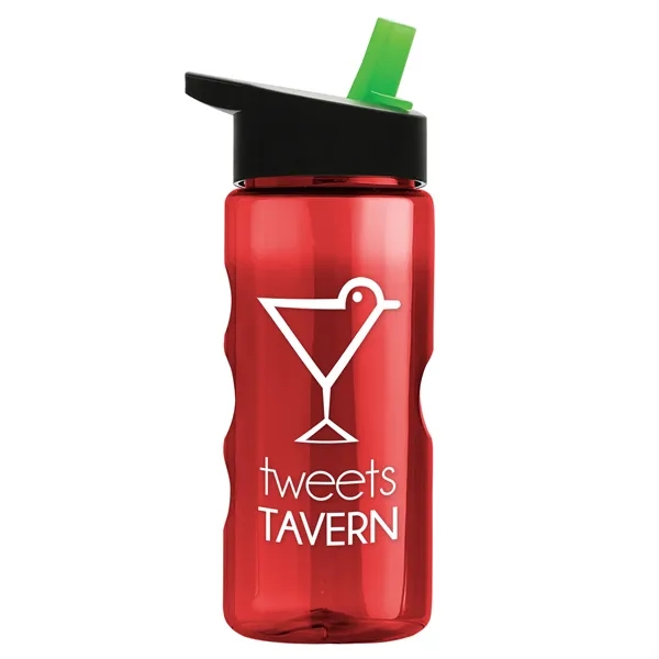 22 oz. Bottle, New Flip Straw Lid... from ASI 40480 Koozie Group