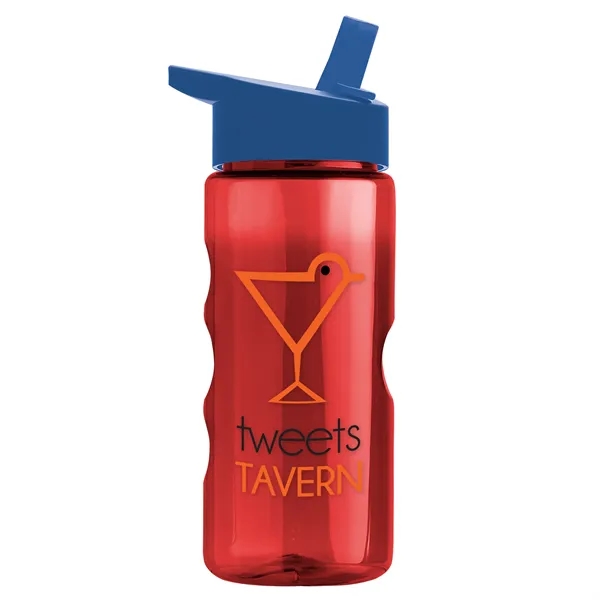 22 oz. Bottle, New Flip Straw Lid... from ASI 40480 Koozie Group