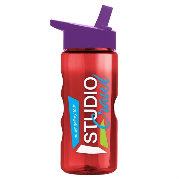 22 oz. Bottle, New Flip Straw Lid... from ASI 40480 Koozie Group