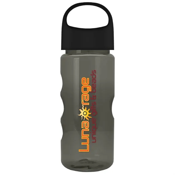 22 oz Mini Mountain Bottle with Oval Crest lid. Heavy-wall Construction... from ASI 40480 Koozie Group