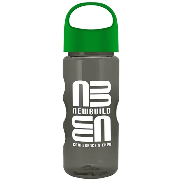22 oz Mini Mountain Bottle with Oval Crest lid. Heavy-wall Construction... from ASI 40480 Koozie Group