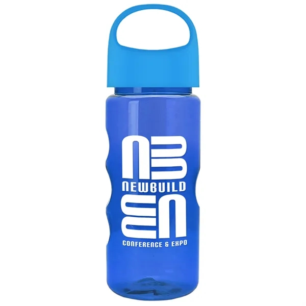 22 oz Mini Mountain Bottle with Oval Crest lid. Heavy-wall Construction... from ASI 40480 Koozie Group