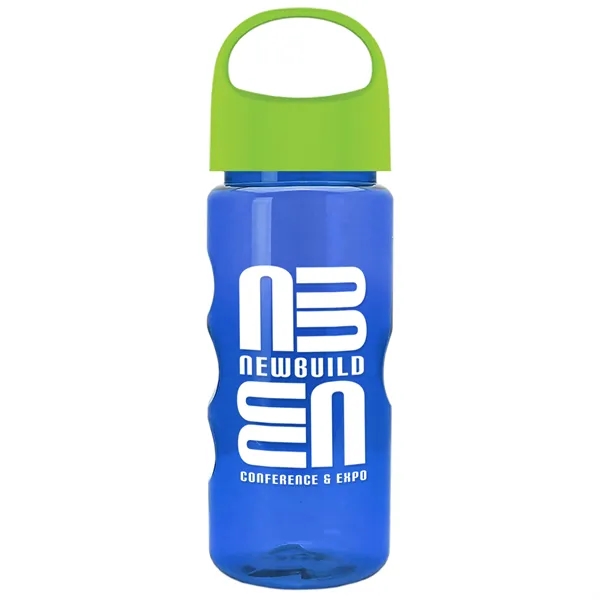 22 oz Mini Mountain Bottle with Oval Crest lid. Heavy-wall Construction... from ASI 40480 Koozie Group