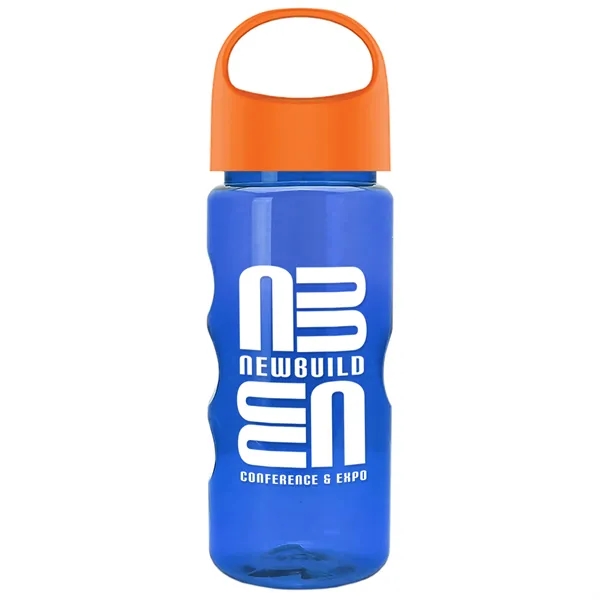 22 oz Mini Mountain Bottle with Oval Crest lid. Heavy-wall Construction... from ASI 40480 Koozie Group