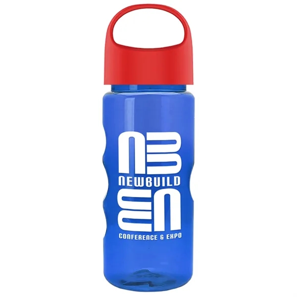 22 oz Mini Mountain Bottle with Oval Crest lid. Heavy-wall Construction... from ASI 40480 Koozie Group