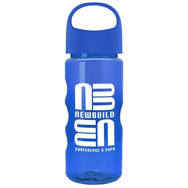 22 oz Mini Mountain Bottle with Oval Crest lid. Heavy-wall Construction... from ASI 40480 Koozie Group