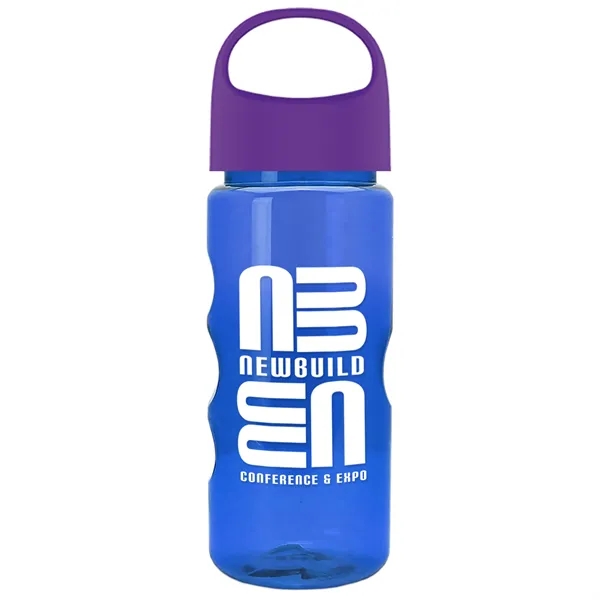 22 oz Mini Mountain Bottle with Oval Crest lid. Heavy-wall Construction... from ASI 40480 Koozie Group