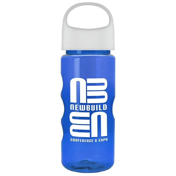 22 oz Mini Mountain Bottle with Oval Crest lid. Heavy-wall Construction... from ASI 40480 Koozie Group