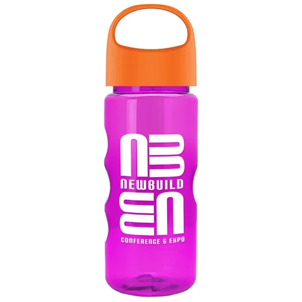 22 oz Mini Mountain Bottle with Oval Crest lid. Heavy-wall Construction... from ASI 40480 Koozie Group