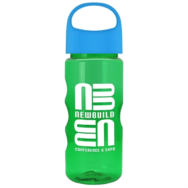 22 oz Mini Mountain Bottle with Oval Crest lid. Heavy-wall Construction... from ASI 40480 Koozie Group