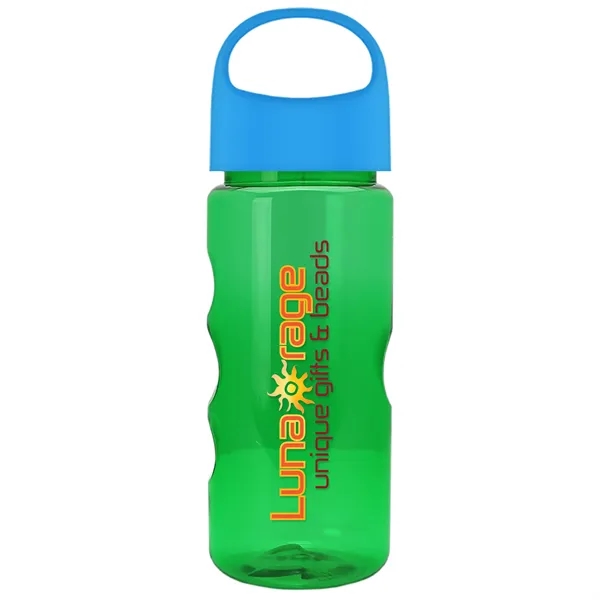 22 oz Mini Mountain Bottle with Oval Crest lid. Heavy-wall Construction... from ASI 40480 Koozie Group