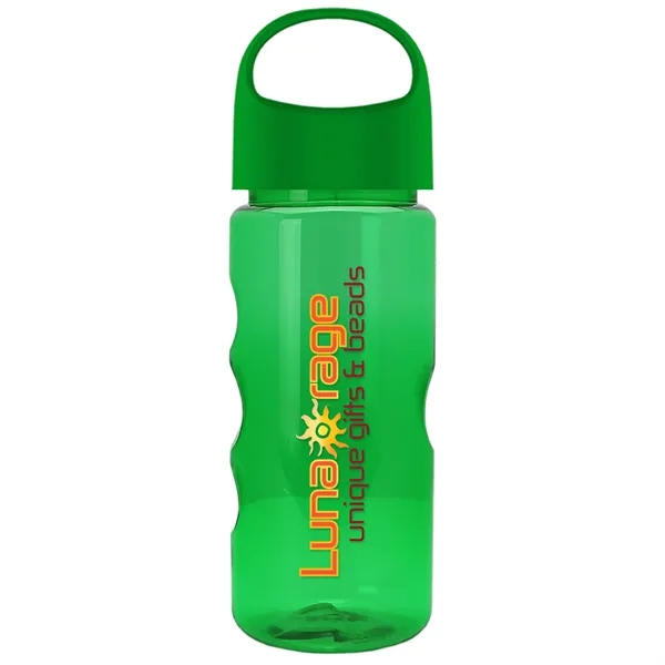 22 oz Mini Mountain Bottle with Oval Crest lid. Heavy-wall Construction... from ASI 40480 Koozie Group
