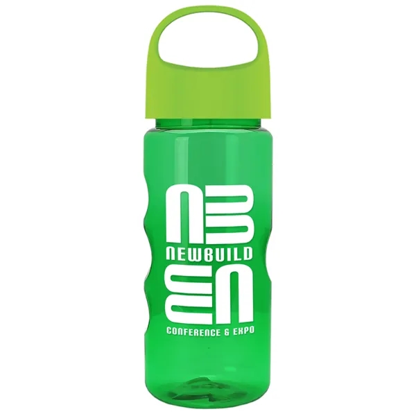 22 oz Mini Mountain Bottle with Oval Crest lid. Heavy-wall Construction... from ASI 40480 Koozie Group