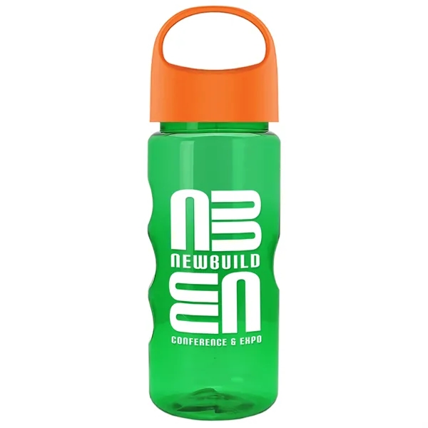 22 oz Mini Mountain Bottle with Oval Crest lid. Heavy-wall Construction... from ASI 40480 Koozie Group