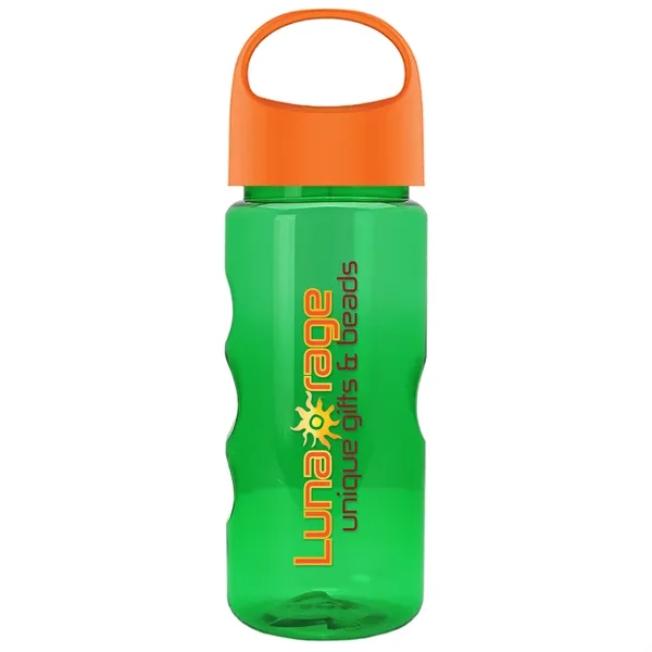 22 oz Mini Mountain Bottle with Oval Crest lid. Heavy-wall Construction... from ASI 40480 Koozie Group