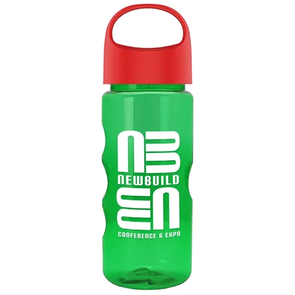 22 oz Mini Mountain Bottle with Oval Crest lid. Heavy-wall Construction... from ASI 40480 Koozie Group