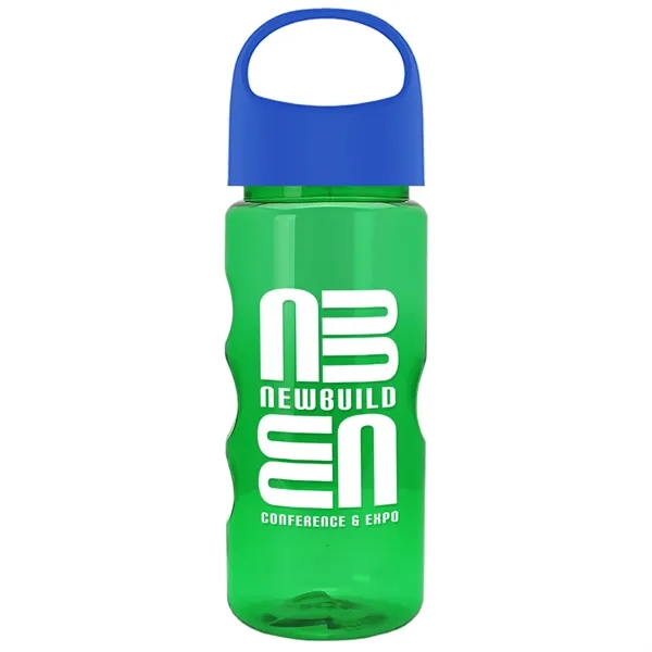 22 oz Mini Mountain Bottle with Oval Crest lid. Heavy-wall Construction... from ASI 40480 Koozie Group