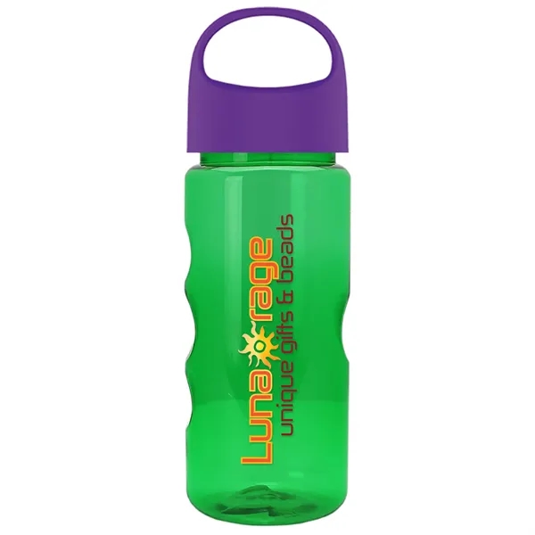 22 oz Mini Mountain Bottle with Oval Crest lid. Heavy-wall Construction... from ASI 40480 Koozie Group