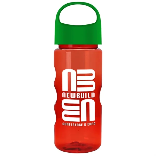 22 oz Mini Mountain Bottle with Oval Crest lid. Heavy-wall Construction... from ASI 40480 Koozie Group