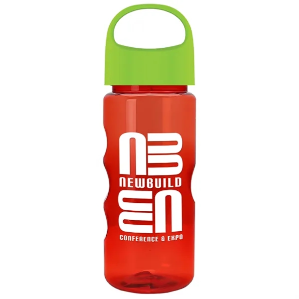 22 oz Mini Mountain Bottle with Oval Crest lid. Heavy-wall Construction... from ASI 40480 Koozie Group