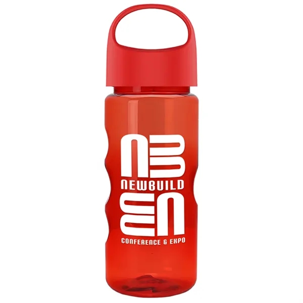 22 oz Mini Mountain Bottle with Oval Crest lid. Heavy-wall Construction... from ASI 40480 Koozie Group