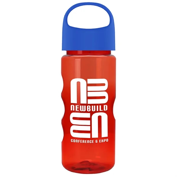 22 oz Mini Mountain Bottle with Oval Crest lid. Heavy-wall Construction... from ASI 40480 Koozie Group