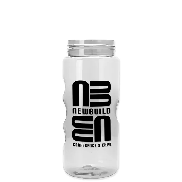 22 oz Mini Mountain Bottle with Oval Crest lid. Heavy-wall Construction... from ASI 40480 Koozie Group