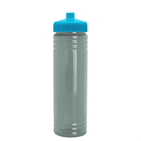 24 oz. Slim Fit UpCycle rPET Bottle with Push-Pull Lid. Molded... from ASI 40480 Koozie Group