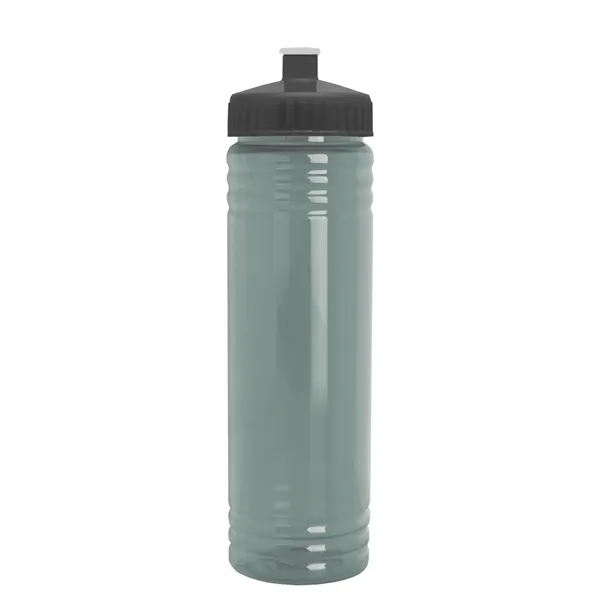 24 oz. Slim Fit UpCycle rPET Bottle with Push-Pull Lid. Molded... from ASI 40480 Koozie Group