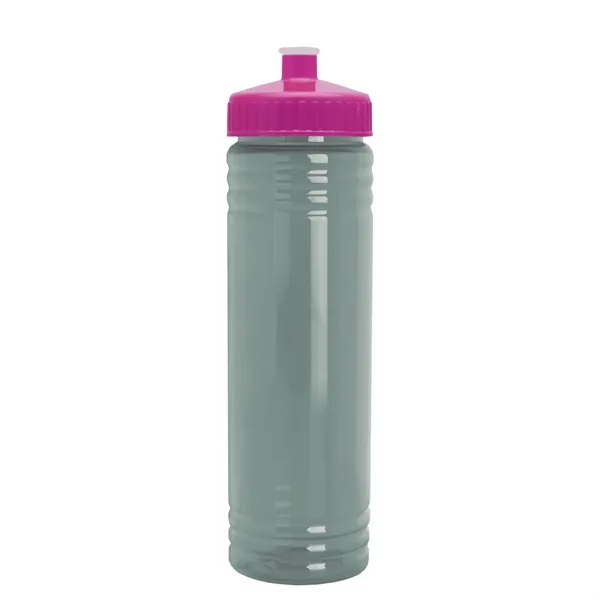 24 oz. Slim Fit UpCycle rPET Bottle with Push-Pull Lid. Molded... from ASI 40480 Koozie Group