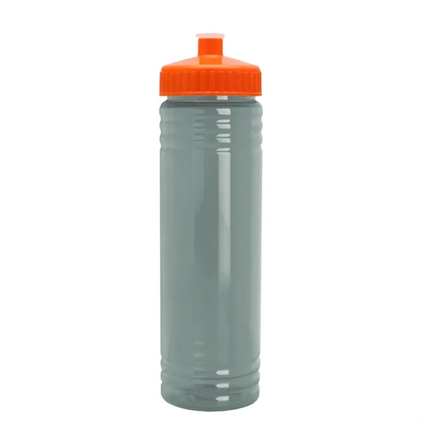 24 oz. Slim Fit UpCycle rPET Bottle with Push-Pull Lid. Molded... from ASI 40480 Koozie Group