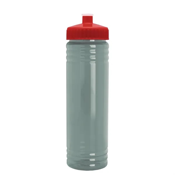 24 oz. Slim Fit UpCycle rPET Bottle with Push-Pull Lid. Molded... from ASI 40480 Koozie Group