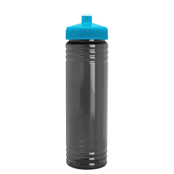 24 oz. Slim Fit UpCycle rPET Bottle with Push-Pull Lid. Molded... from ASI 40480 Koozie Group
