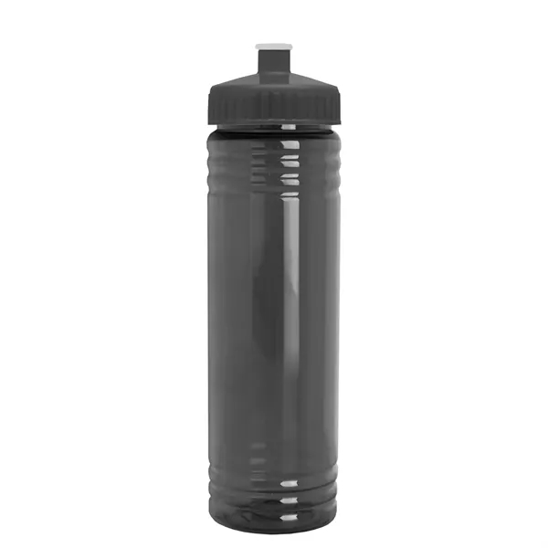 24 oz. Slim Fit UpCycle rPET Bottle with Push-Pull Lid. Molded... from ASI 40480 Koozie Group