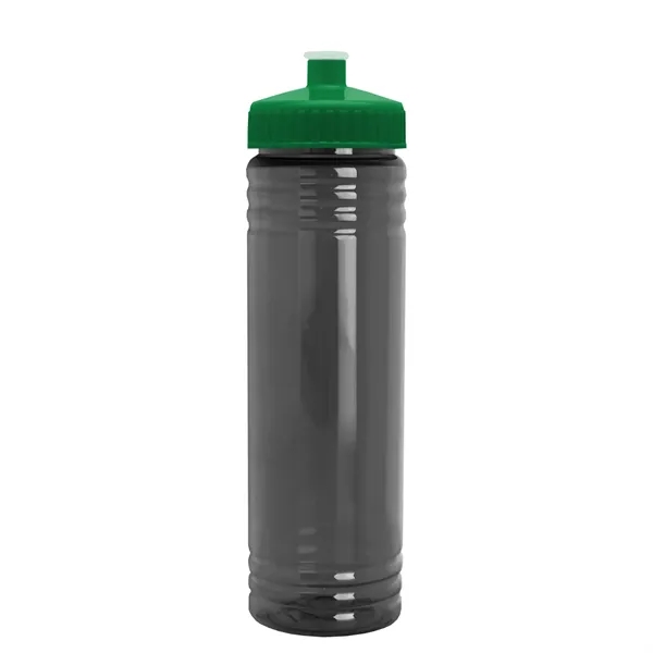 24 oz. Slim Fit UpCycle rPET Bottle with Push-Pull Lid. Molded... from ASI 40480 Koozie Group