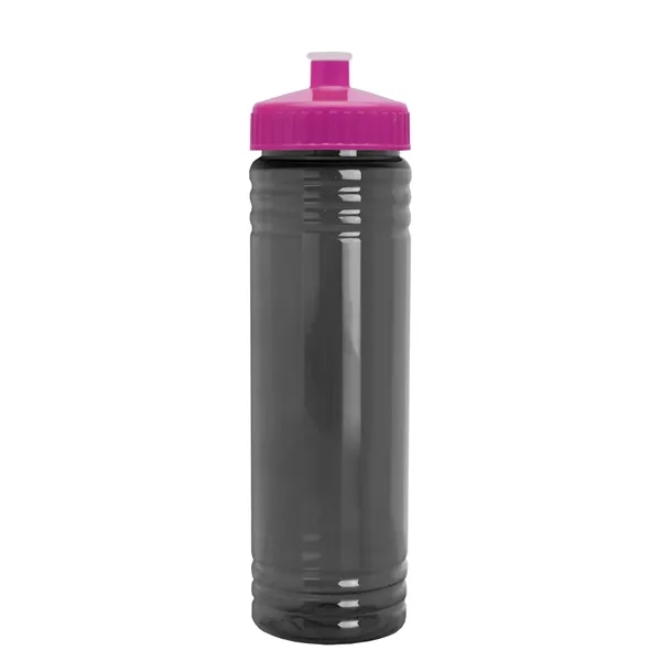24 oz. Slim Fit UpCycle rPET Bottle with Push-Pull Lid. Molded... from ASI 40480 Koozie Group