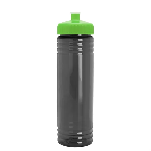 24 oz. Slim Fit UpCycle rPET Bottle with Push-Pull Lid. Molded... from ASI 40480 Koozie Group
