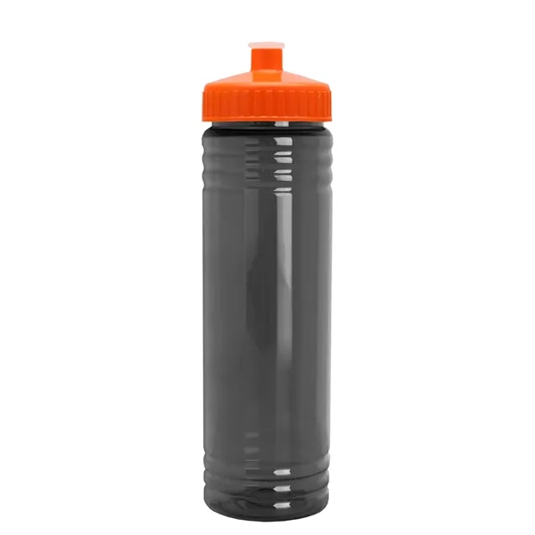 24 oz. Slim Fit UpCycle rPET Bottle with Push-Pull Lid. Molded... from ASI 40480 Koozie Group