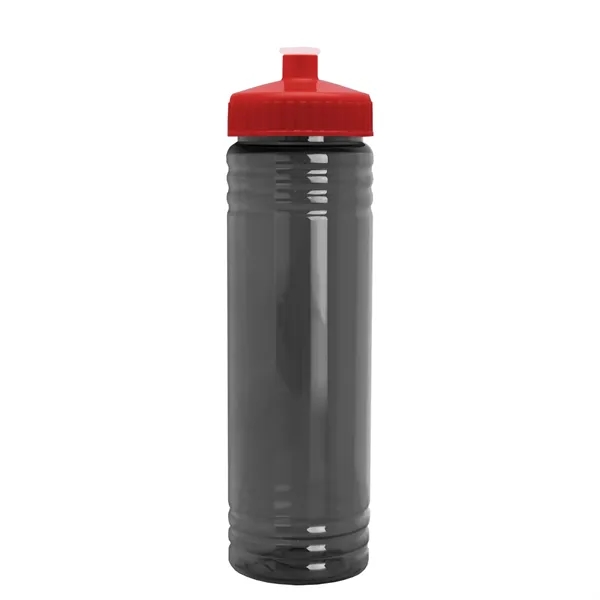 24 oz. Slim Fit UpCycle rPET Bottle with Push-Pull Lid. Molded... from ASI 40480 Koozie Group