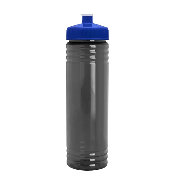 24 oz. Slim Fit UpCycle rPET Bottle with Push-Pull Lid. Molded... from ASI 40480 Koozie Group