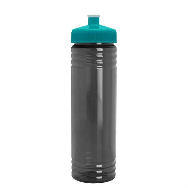 24 oz. Slim Fit UpCycle rPET Bottle with Push-Pull Lid. Molded... from ASI 40480 Koozie Group