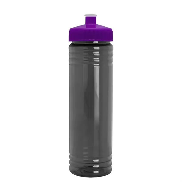 24 oz. Slim Fit UpCycle rPET Bottle with Push-Pull Lid. Molded... from ASI 40480 Koozie Group