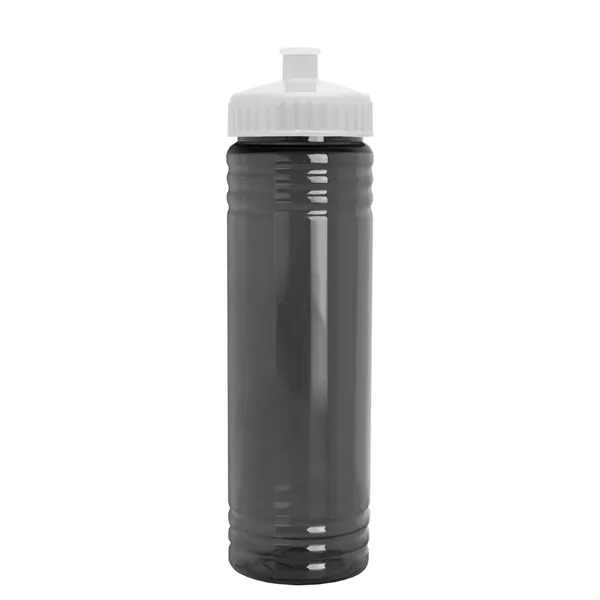 24 oz. Slim Fit UpCycle rPET Bottle with Push-Pull Lid. Molded... from ASI 40480 Koozie Group