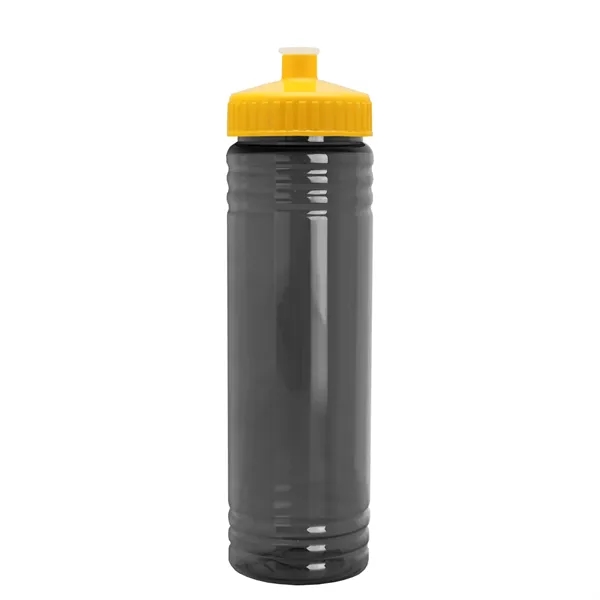 24 oz. Slim Fit UpCycle rPET Bottle with Push-Pull Lid. Molded... from ASI 40480 Koozie Group