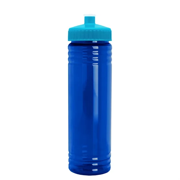 24 oz. Slim Fit UpCycle rPET Bottle with Push-Pull Lid. Molded... from ASI 40480 Koozie Group