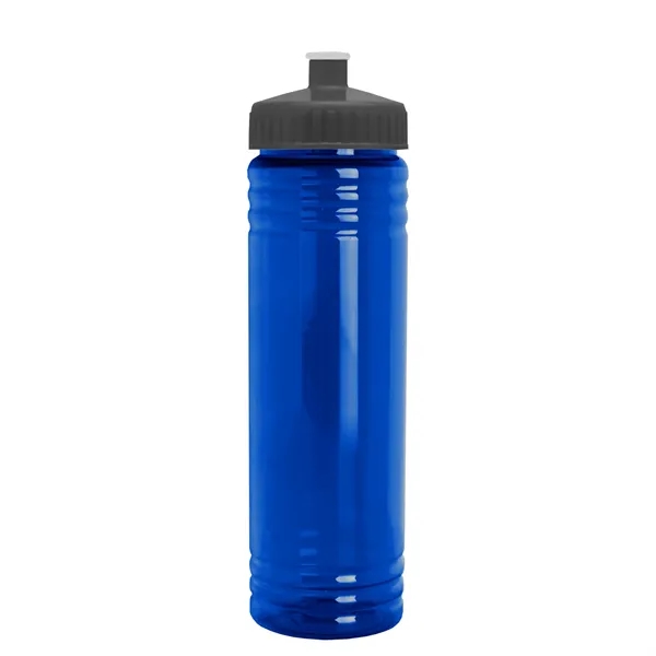 24 oz. Slim Fit UpCycle rPET Bottle with Push-Pull Lid. Molded... from ASI 40480 Koozie Group
