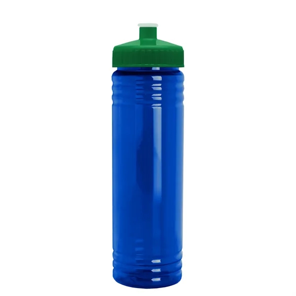 24 oz. Slim Fit UpCycle rPET Bottle with Push-Pull Lid. Molded... from ASI 40480 Koozie Group