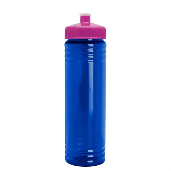24 oz. Slim Fit UpCycle rPET Bottle with Push-Pull Lid. Molded... from ASI 40480 Koozie Group