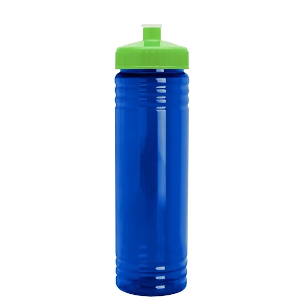24 oz. Slim Fit UpCycle rPET Bottle with Push-Pull Lid. Molded... from ASI 40480 Koozie Group